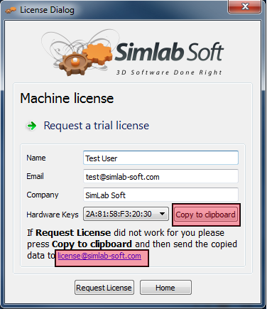 SimLab Trial license 6